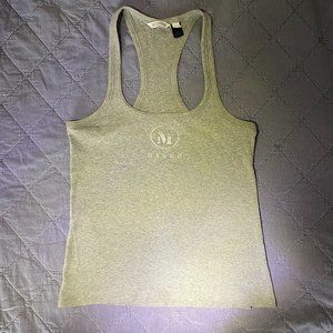 Mango MNG Basics Gray Racerback Tank Top Size S